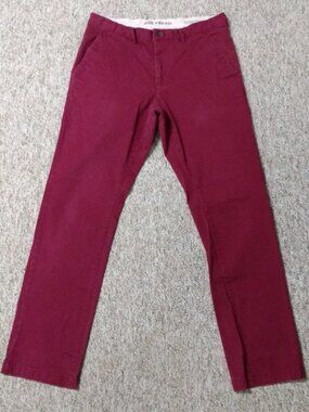 Joe Fresh 33 x 32 Red Chinos!